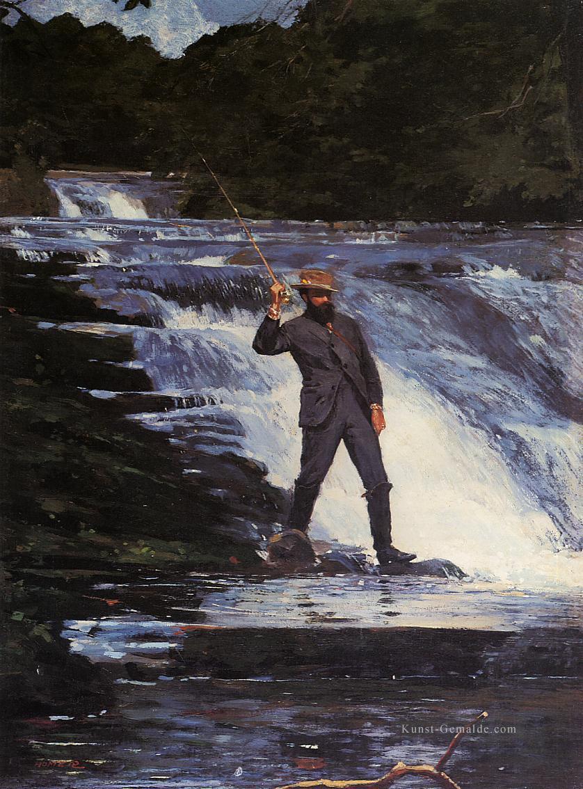 der Angler Realismus Winslow Homer Marinemaler Ölgemälde